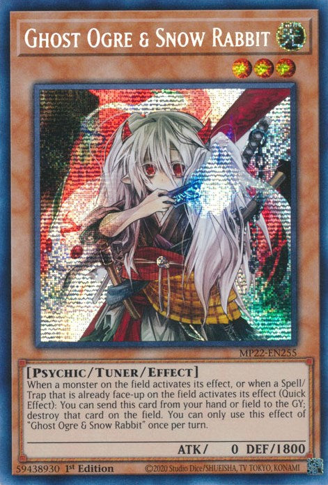 Ghost Ogre & Snow Rabbit [MP22-EN255] Prismatic Secret Rare | Good Games Morley