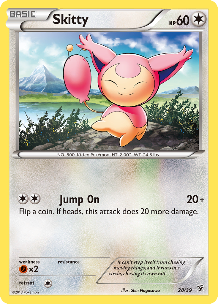 Skitty (28/39) [XY: Kalos Starter Set] | Good Games Morley