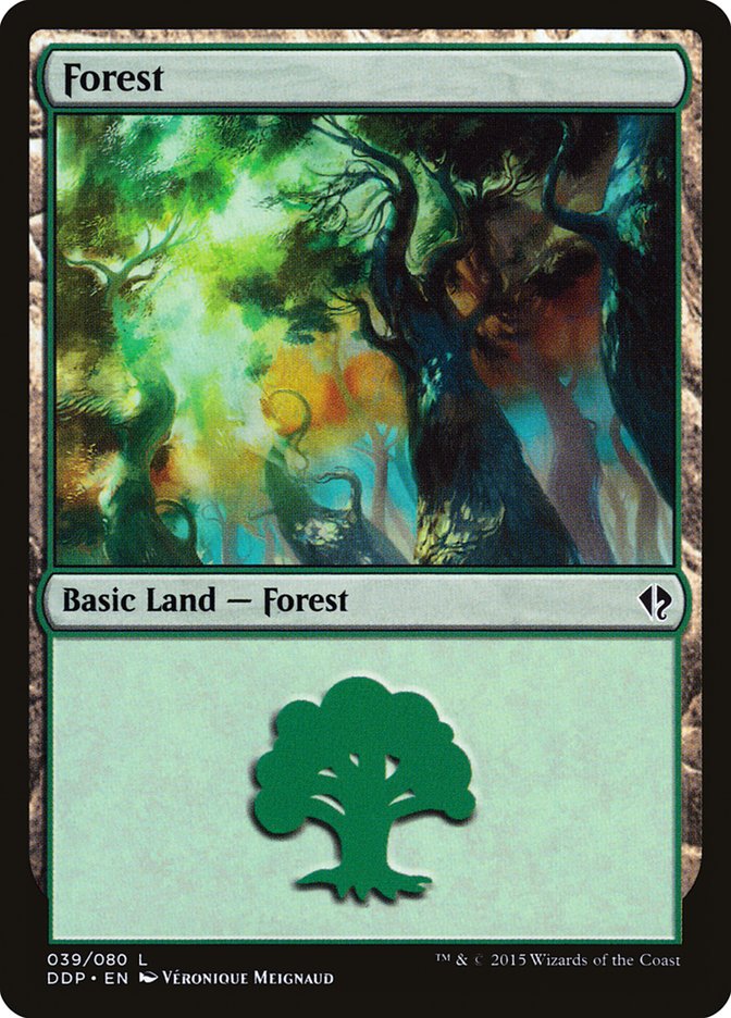 Forest (39) [Duel Decks: Zendikar vs. Eldrazi] | Good Games Morley
