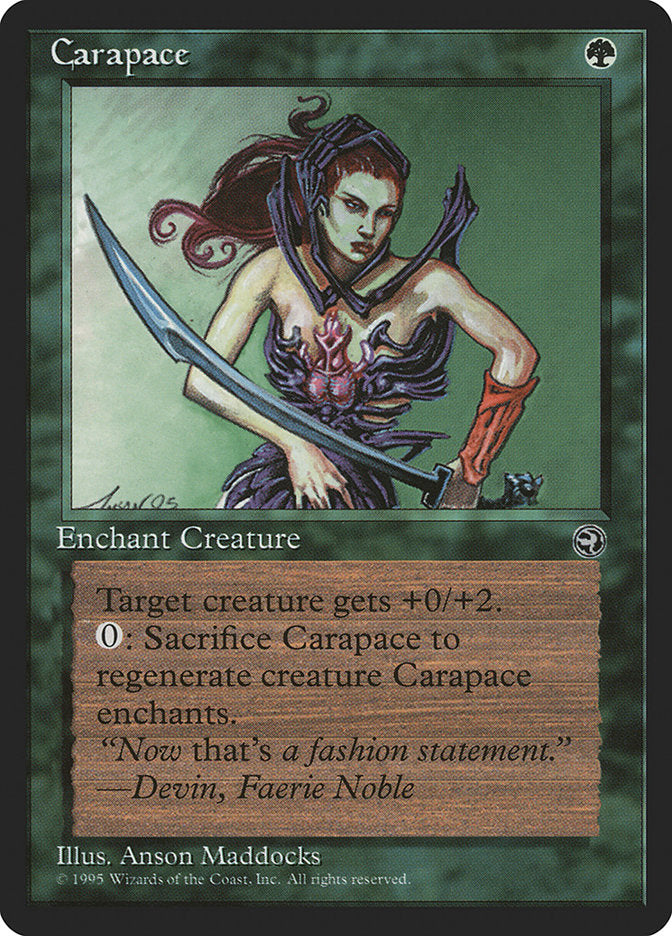 Carapace (Devin Flavor Text) [Homelands] | Good Games Morley