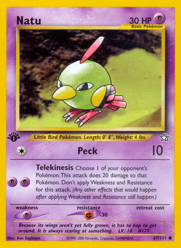 Natu (67/111) [Neo Genesis 1st Edition] | Good Games Morley