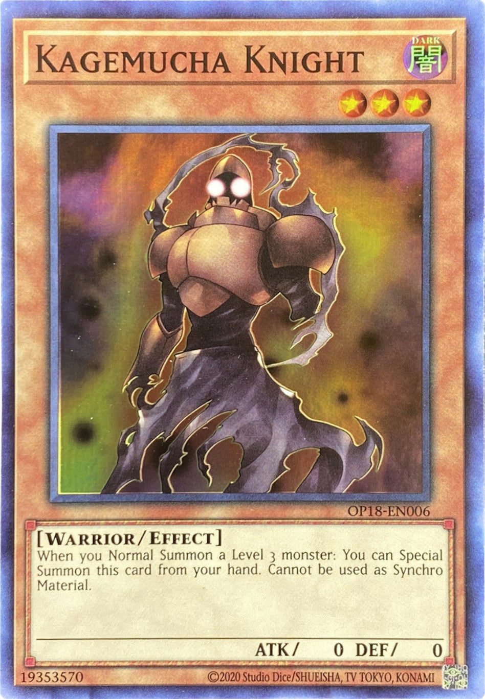 Kagemucha Knight [OP18-EN006] Super Rare | Good Games Morley