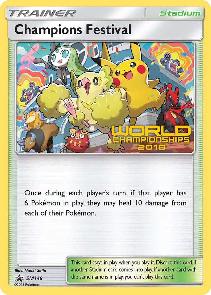 Champions Festival (SM148) (2018 Top Semi Finalist) [Sun & Moon: Black Star Promos] | Good Games Morley