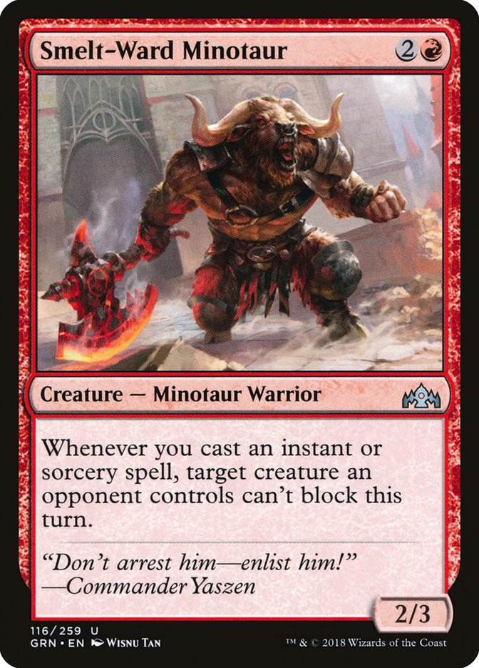 Smelt-Ward Minotaur [Guilds of Ravnica] | Good Games Morley