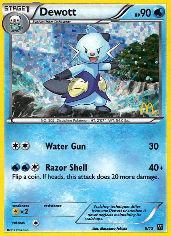 Dewott (5/12) [McDonald's Promos: 2012 Collection] | Good Games Morley