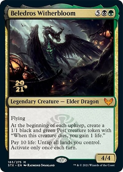 Beledros Witherbloom [Strixhaven: School of Mages Prerelease Promos] | Good Games Morley