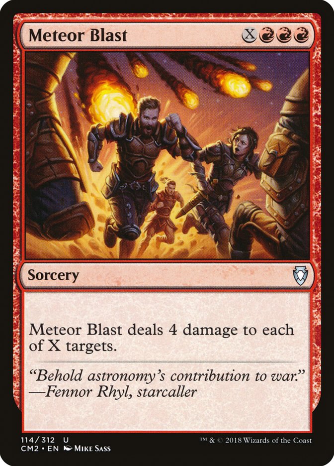 Meteor Blast [Commander Anthology Volume II] | Good Games Morley