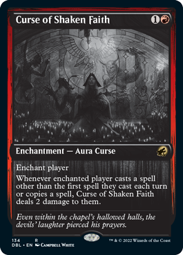 Curse of Shaken Faith [Innistrad: Double Feature] | Good Games Morley