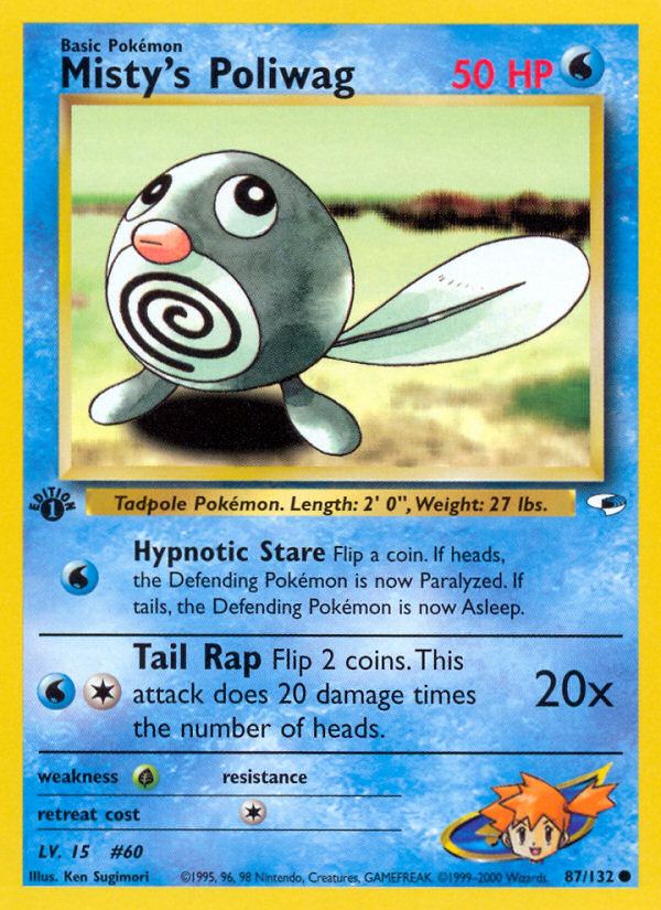 Misty's Poliwag (87/132) [Gym Heroes 1st Edition] | Good Games Morley