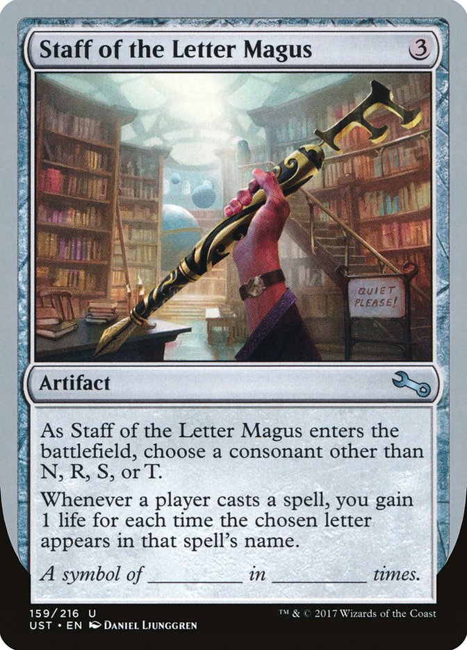 Staff of the Letter Magus [Unstable] | Good Games Morley
