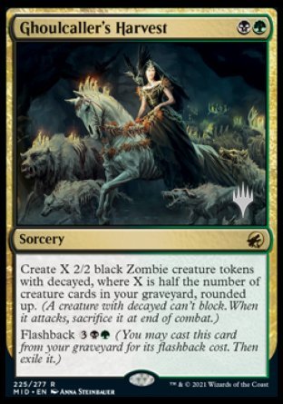 Ghoulcaller's Harvest (Promo Pack) [Innistrad: Midnight Hunt Promos] | Good Games Morley