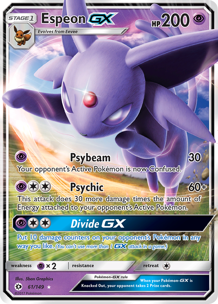 Espeon GX (61/149) [Sun & Moon: Base Set] | Good Games Morley
