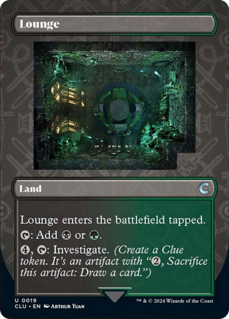 Lounge (Borderless) [Ravnica: Clue Edition] | Good Games Morley