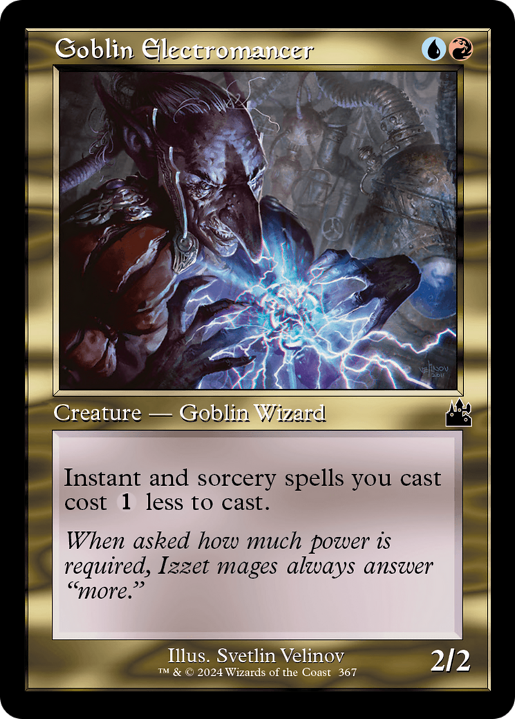 Goblin Electromancer (Retro Frame) [Ravnica Remastered] | Good Games Morley