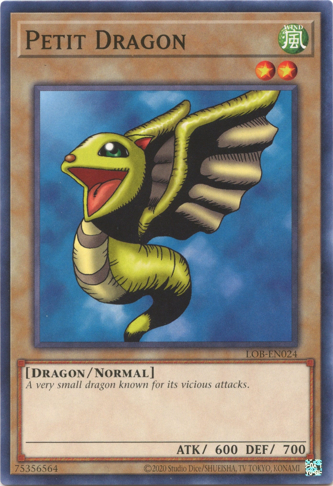 Petit Dragon (25th Anniversary) [LOB-EN024] Common | Good Games Morley