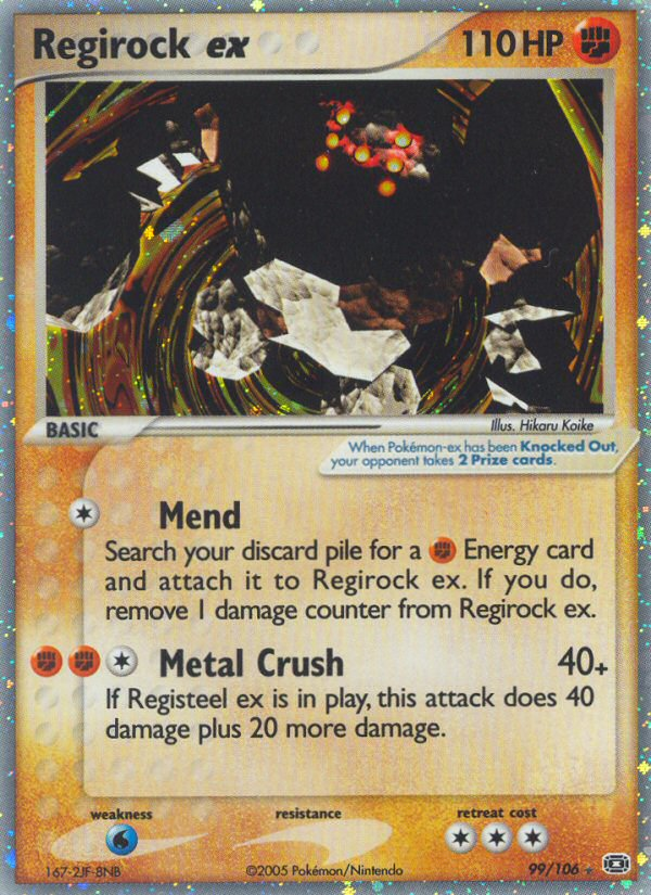 Regirock ex (99/106) [EX: Emerald] | Good Games Morley