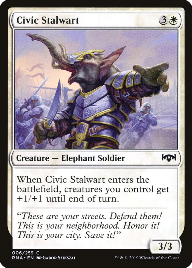 Civic Stalwart [Ravnica Allegiance] | Good Games Morley