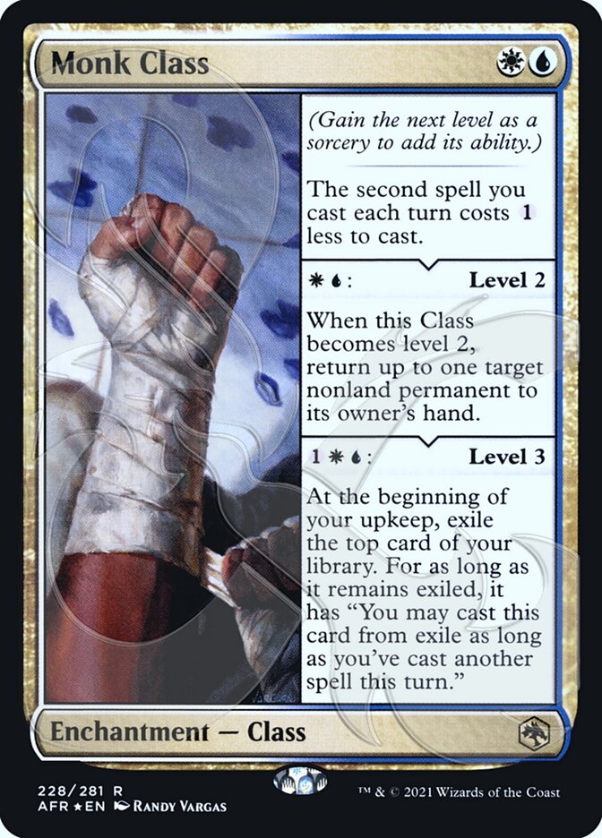 Monk Class (Ampersand Promo) [Dungeons & Dragons: Adventures in the Forgotten Realms Promos] | Good Games Morley
