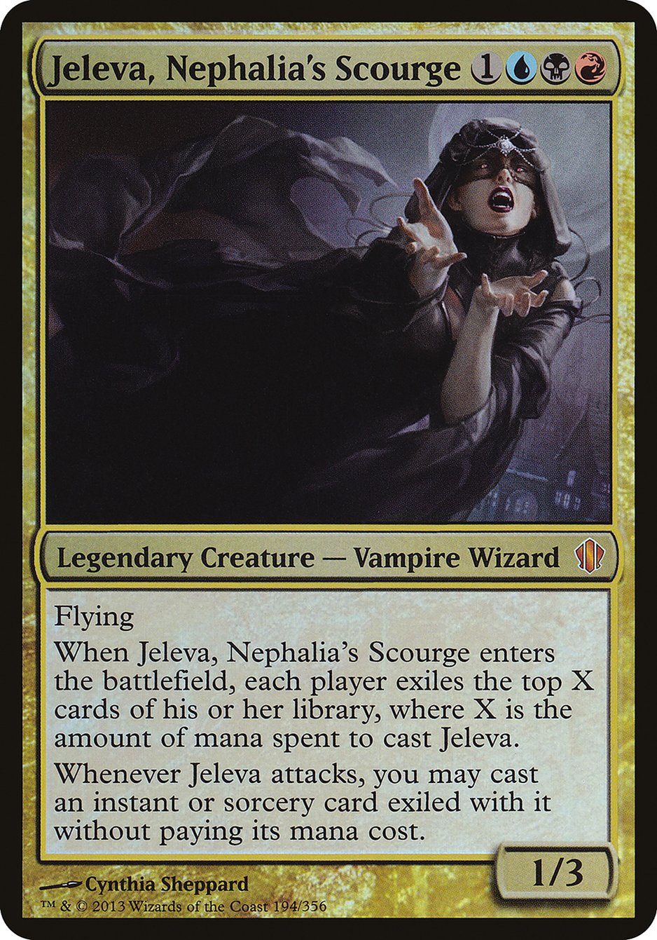 Jeleva, Nephalia's Scourge (Oversized) [Commander 2013 Oversized] | Good Games Morley