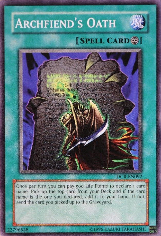 Archfiend's Oath [DCR-EN092] Common | Good Games Morley