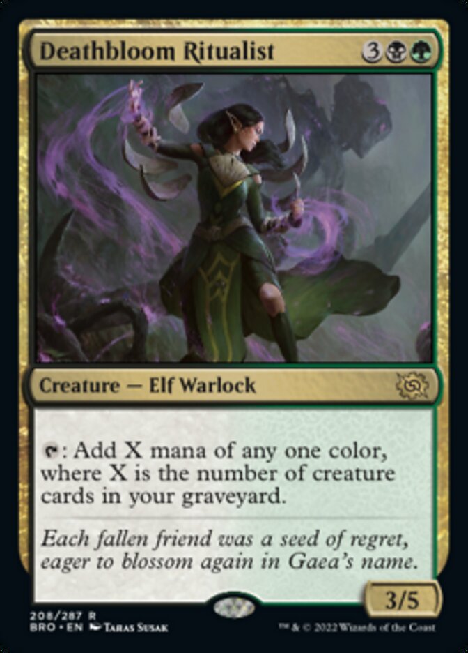 Deathbloom Ritualist [The Brothers' War] | Good Games Morley