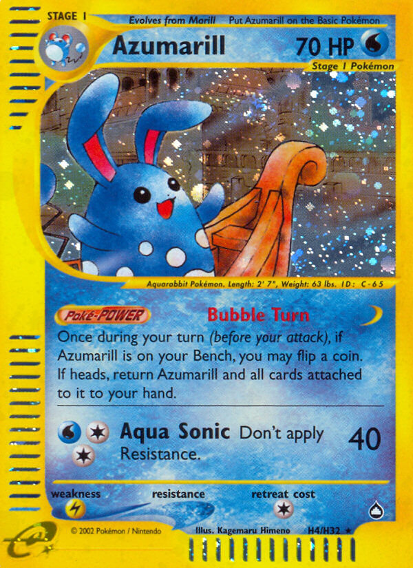 Azumarill (H4/H32) [Aquapolis] | Good Games Morley