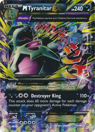 M Tyranitar EX (43/98) (Jumbo Card) [XY: Ancient Origins] | Good Games Morley