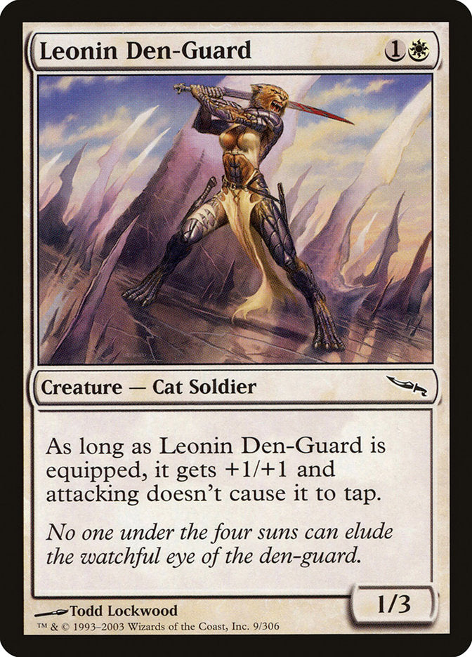 Leonin Den-Guard [Mirrodin] | Good Games Morley