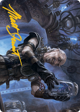 Delver of Secrets Art Card (Gold-Stamped Signature) [Innistrad: Midnight Hunt Art Series] | Good Games Morley