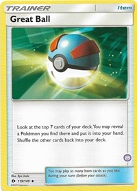 Great Ball (119/149) (Deck Exclusive #25) [Sun & Moon: Trainer Kit - Alolan Sandslash] | Good Games Morley