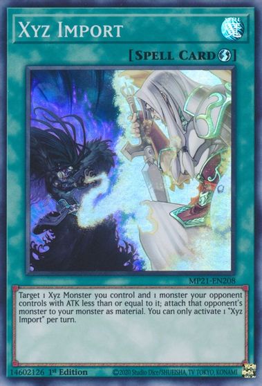 Xyz Import [MP21-EN208] Super Rare | Good Games Morley