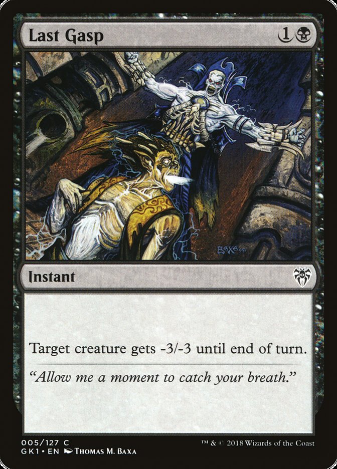 Last Gasp [Guilds of Ravnica Guild Kit] | Good Games Morley
