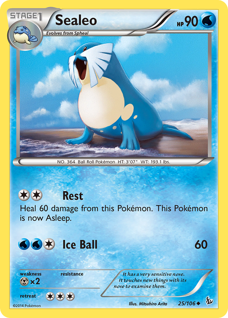 Sealeo (25/106) [XY: Flashfire] | Good Games Morley