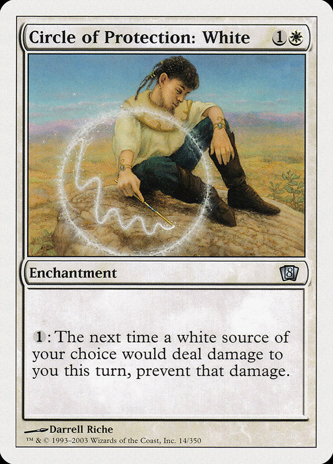 Circle of Protection: White [Eighth Edition] | Good Games Morley