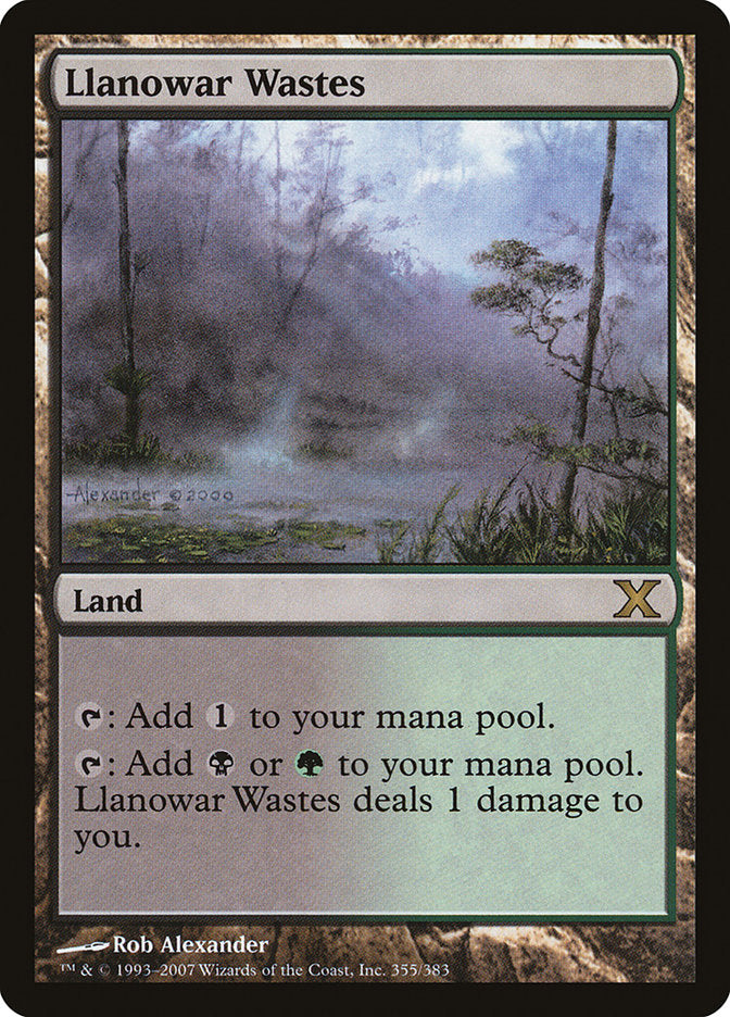 Llanowar Wastes [Tenth Edition] | Good Games Morley