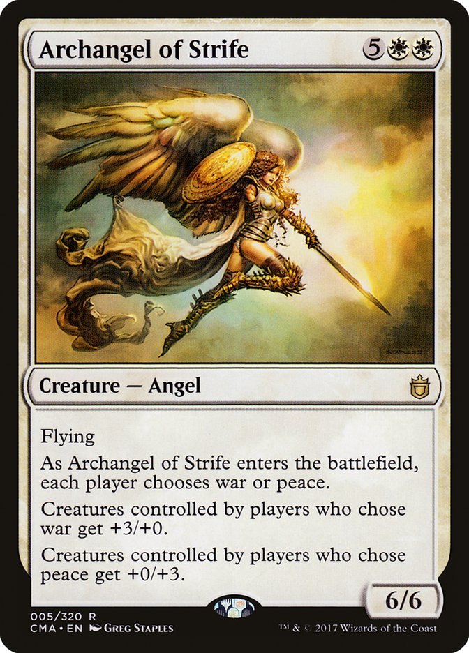 Archangel of Strife [Commander Anthology] | Good Games Morley