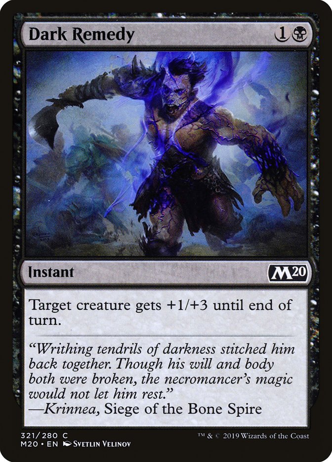 Dark Remedy [Core Set 2020] | Good Games Morley