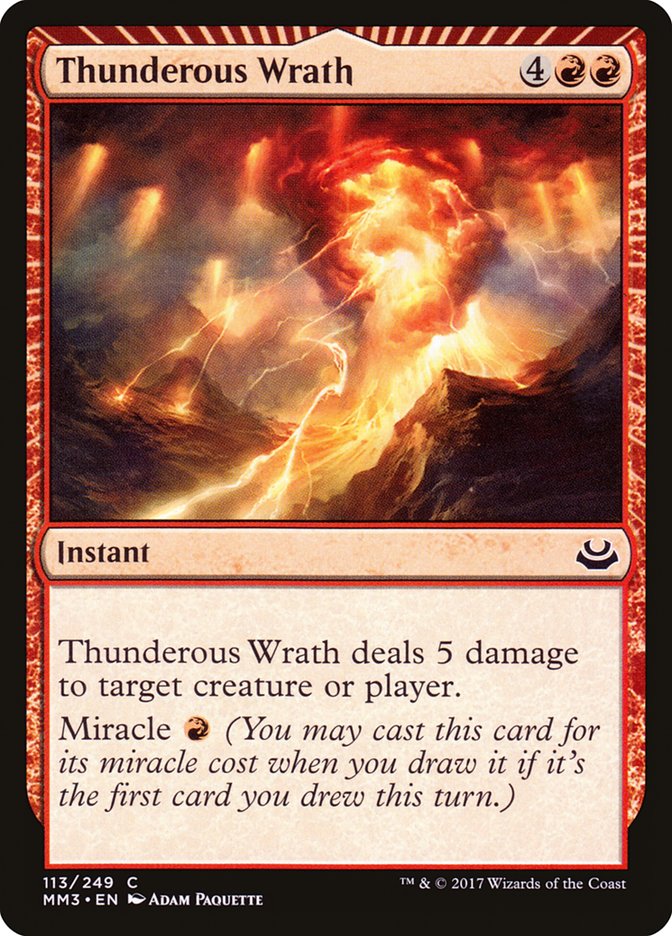 Thunderous Wrath [Modern Masters 2017] | Good Games Morley