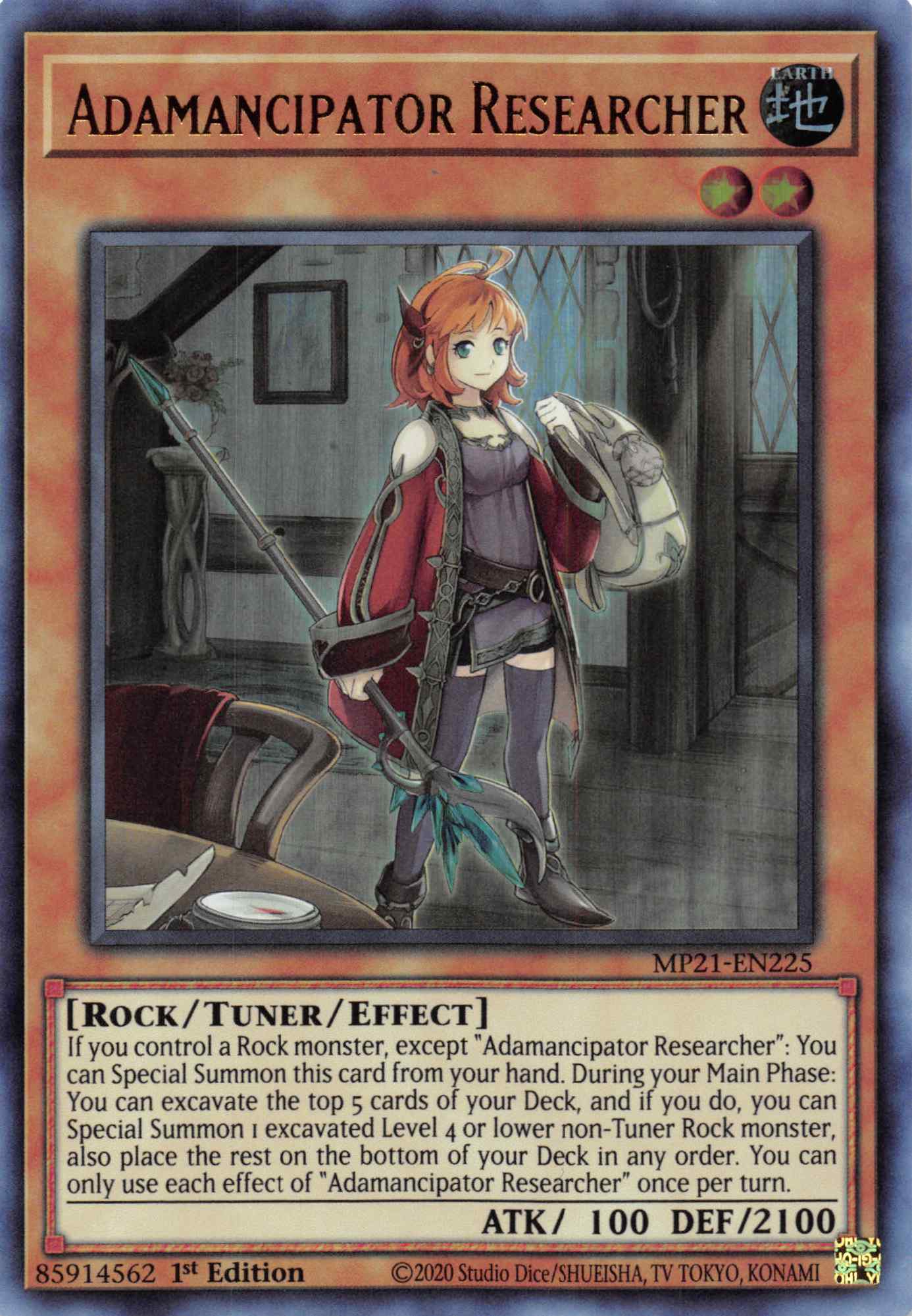 Adamancipator Researcher [MP21-EN225] Ultra Rare | Good Games Morley
