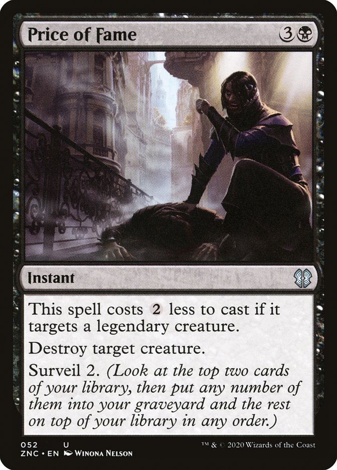 Price of Fame [Zendikar Rising Commander] | Good Games Morley