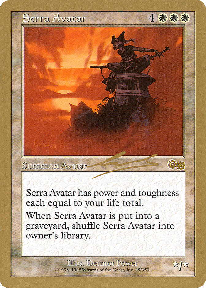 Serra Avatar (Nicolas Labarre) [World Championship Decks 2000] | Good Games Morley