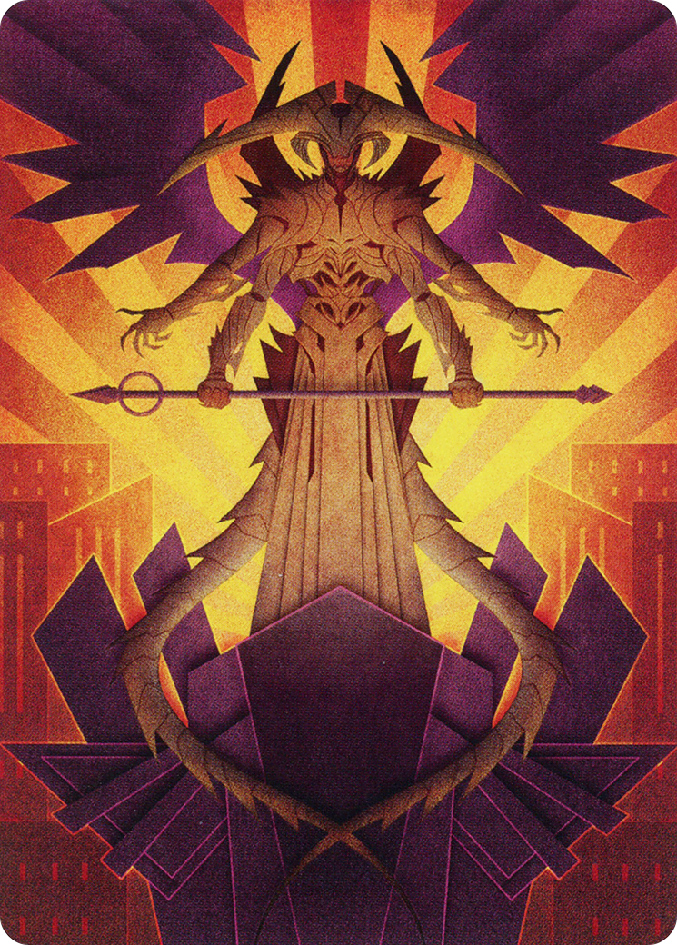 Atraxa, Praetors' Voice Art Card [March of the Machine Art Series] | Good Games Morley