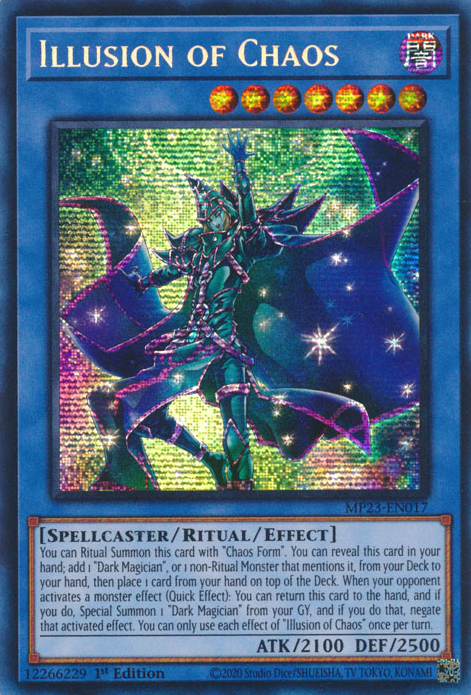 Illusion of Chaos [MP23-EN017] Prismatic Secret Rare | Good Games Morley