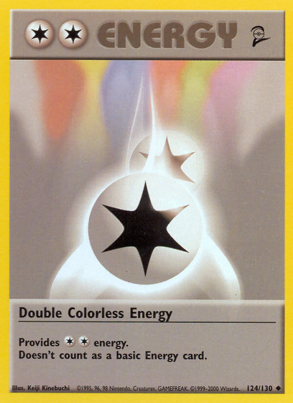 Double Colorless Energy (124/130) [Base Set 2] | Good Games Morley