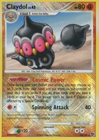 Claydol (15/106) (League Promo) [Diamond & Pearl: Great Encounters] | Good Games Morley