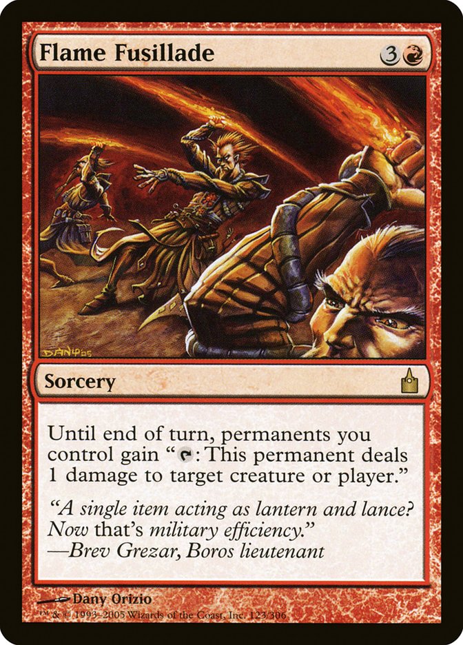 Flame Fusillade [Ravnica: City of Guilds] | Good Games Morley