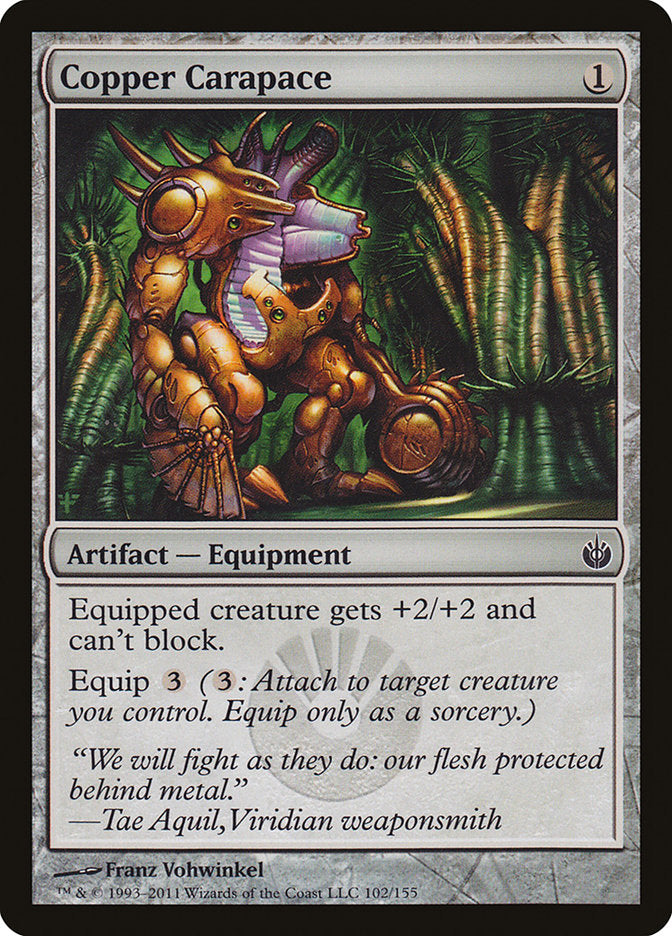 Copper Carapace [Mirrodin Besieged] | Good Games Morley