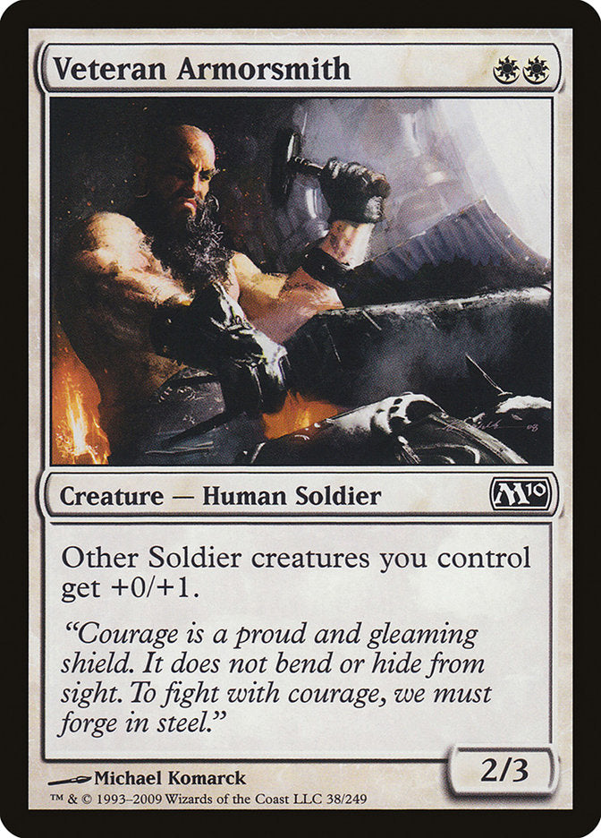 Veteran Armorsmith [Magic 2010] | Good Games Morley