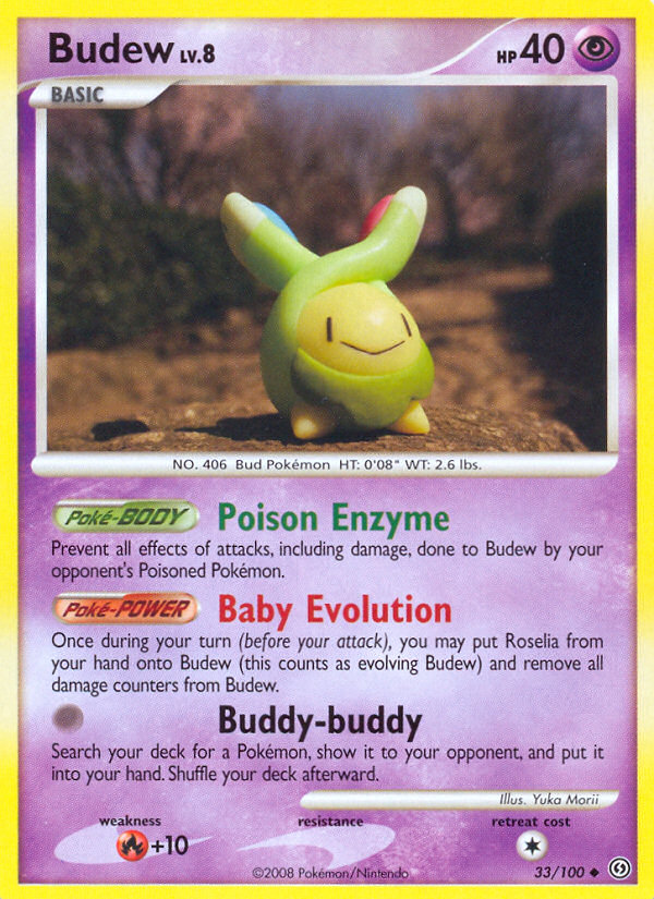 Budew (33/100) [Diamond & Pearl: Stormfront] | Good Games Morley