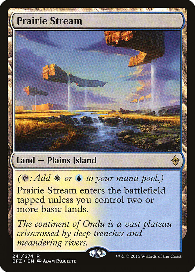 Prairie Stream [Battle for Zendikar] | Good Games Morley